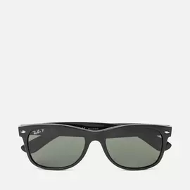Солнцезащитные очки Ray-Ban New Wayfarer Classic Polarized, цвет чёрный, размер 55mm