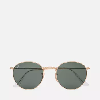 Солнцезащитные очки Ray-Ban Round Metal, цвет зелёный, размер 50mm