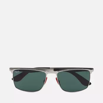 Солнцезащитные очки Ray-Ban x Scuderia Ferrari RB3726M Polarized, цвет серебряный, размер 57mm