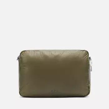 Сумка A.P.C. Bomber, цвет оливковый