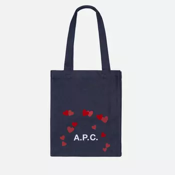 Сумка A.P.C. Lou Blondie Tote Denim, цвет синий