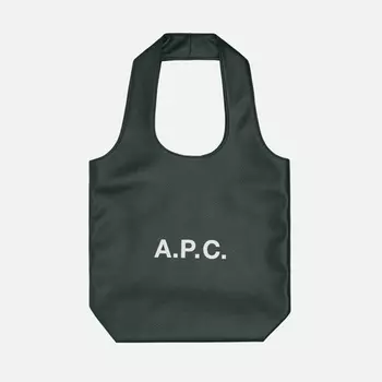 Сумка A.P.C. Ninon Small Tote, цвет зелёный