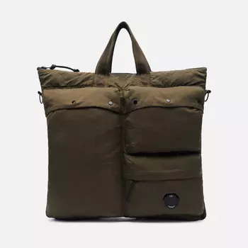 Сумка C.P. Company Nylon B Tote Garment Dyed, цвет оливковый