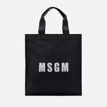 Сумка MSGM Shopping Nylon, цвет чёрный
