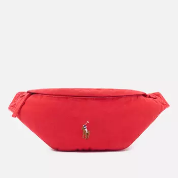 Сумка на пояс Polo Ralph Lauren Canvas Medium, цвет красный