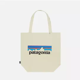 Сумка Patagonia Market Tote Logo, цвет бежевый