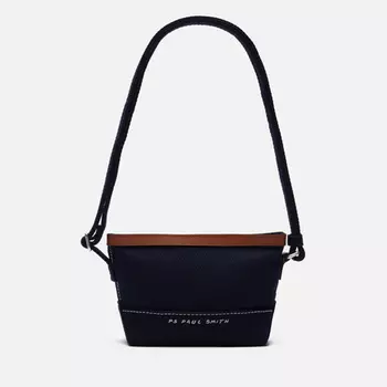 Сумка Paul Smith Embroidered Logo Crossbody, цвет синий