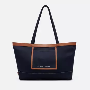 Сумка Paul Smith Embroidered Logo Tote, цвет синий