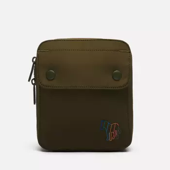 Сумка Paul Smith Stripe Zebra Crossbody, цвет зелёный