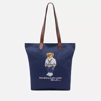 Сумка Polo Ralph Lauren Polo Bear Twill Shopper Tote, цвет синий