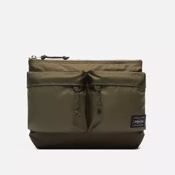 Сумка Porter-Yoshida & Co Force Shoulder, цвет оливковый