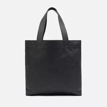 Сумка Y-3 Crinkled Leather Tote, цвет чёрный