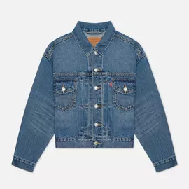 Женская джинсовая куртка Levi's New Heritage, цвет голубой, размер L