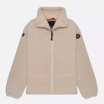 Женская флисовая куртка Napapijri Dwelling Full Zip, цвет бежевый, размер XS