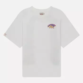 Женская футболка Evisu Daruma With Cat Printed Daicock, цвет белый, размер S