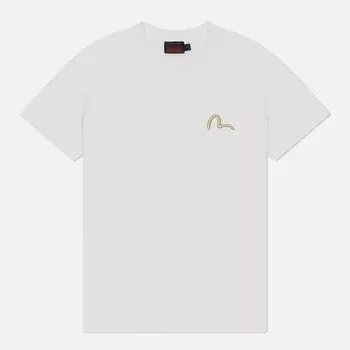 Женская футболка Evisu Hummingbird & Magnolia Flower Printed, цвет белый, размер S