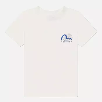 Женская футболка Evisu Nautical Theme Print & Embroidery, цвет белый, размер S