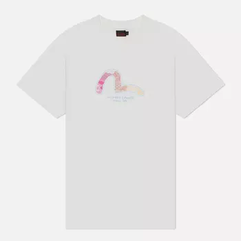 Женская футболка Evisu Seagull Foil Printed, цвет белый, размер S