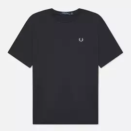 Женская футболка Fred Perry Crew Neck, цвет синий, размер S