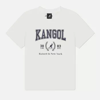 Женская футболка Kangol College, цвет белый, размер S