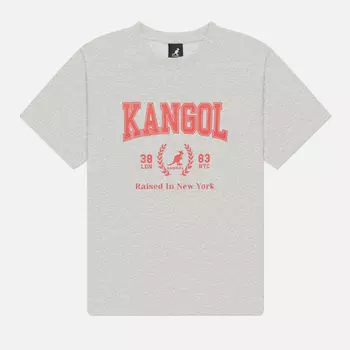 Женская футболка Kangol College, цвет серый, размер S