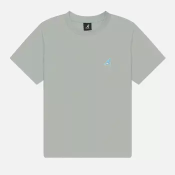 Женская футболка Kangol Leaf, цвет зелёный, размер S