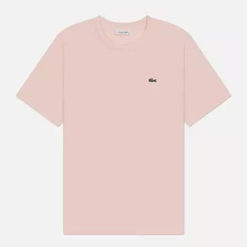 Женская футболка Lacoste Relaxed Fit Lightweight, цвет розовый, размер L