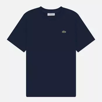 Женская футболка Lacoste Relaxed Fit Lightweight, цвет синий, размер XS