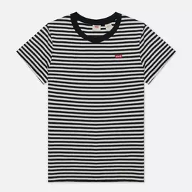 Женская футболка Levi's Perfect Stripe, цвет синий, размер M