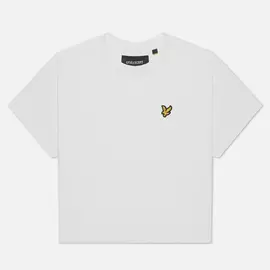 Женская футболка Lyle &amp; Scott Cropped, цвет белый, размер S