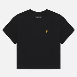 Женская футболка Lyle &amp; Scott Cropped, цвет чёрный, размер XL