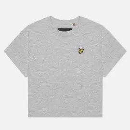 Женская футболка Lyle &amp; Scott Cropped, цвет серый, размер XL