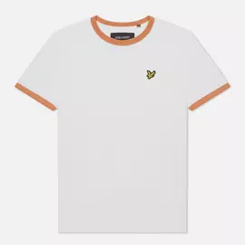 Женская футболка Lyle &amp; Scott Ringer, цвет белый, размер S