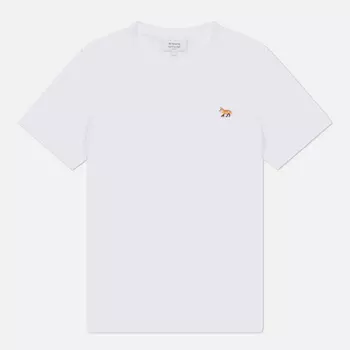 Женская футболка Maison Kitsune Baby Fox Patch Regular, цвет белый, размер S