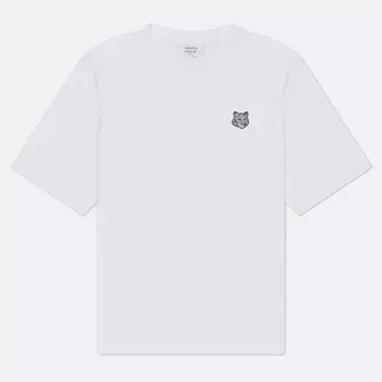 Женская футболка Maison Kitsune Bold Fox Head Patch Comfort, цвет белый, размер S