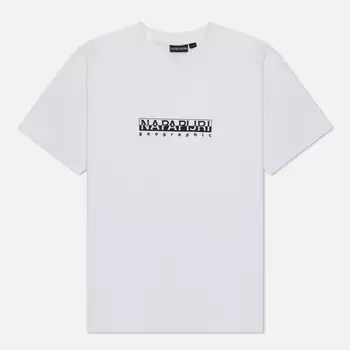 Женская футболка Napapijri S-Box, цвет белый, размер M