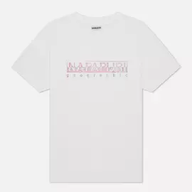 Женская футболка Napapijri Silea, цвет белый, размер S