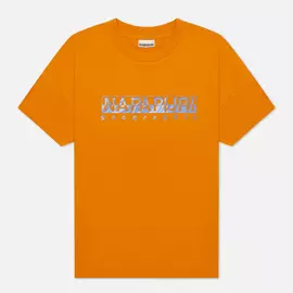 Женская футболка Napapijri Silea, цвет оранжевый, размер L