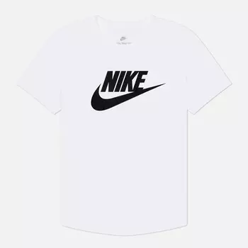 Женская футболка Nike Essentials Logo, цвет белый, размер S