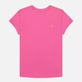 Женская футболка Polo Ralph Lauren Embroidered Logo 30/1 Cotton Jersey, цвет розовый, размер M