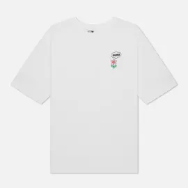 Женская футболка Puma Downtown Graphic, цвет белый, размер S