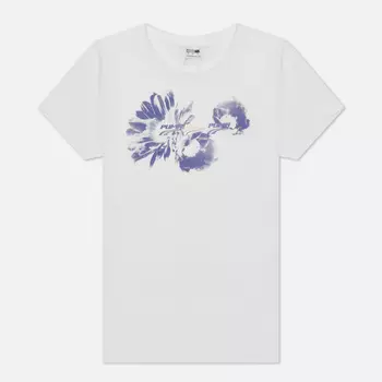 Женская футболка Puma Evide Graphic, цвет белый, размер L