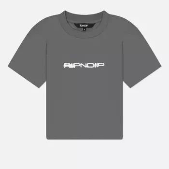 Женская футболка RIPNDIP Saturn Cropped Baby, цвет серый, размер XS