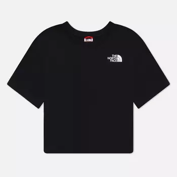 Женская футболка The North Face Cropped Simple Dome, цвет чёрный, размер L