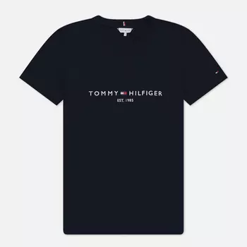 Женская футболка Tommy Hilfiger Heritage Hilfiger Crew Neck Regular, цвет синий, размер L