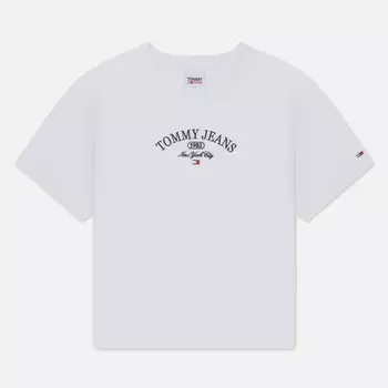 Женская футболка Tommy Jeans Classics Lux Ath, цвет белый, размер M
