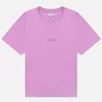 Женская футболка Woolrich Logo, цвет розовый, размер M