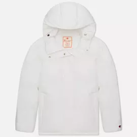 Женская куртка Champion Reverse Weave Water Repellent Hooded Padded, цвет белый, размер S