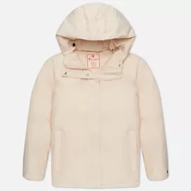 Женская куртка Champion Reverse Weave Water Repellent Hooded Padded, цвет бежевый, размер XXS