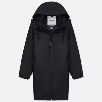 Женская куртка дождевик Stutterheim Mosebacke Winter, цвет чёрный, размер XS